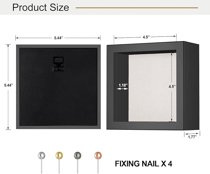 2 Packs 5x5 Shadow Box Frame - Image 6