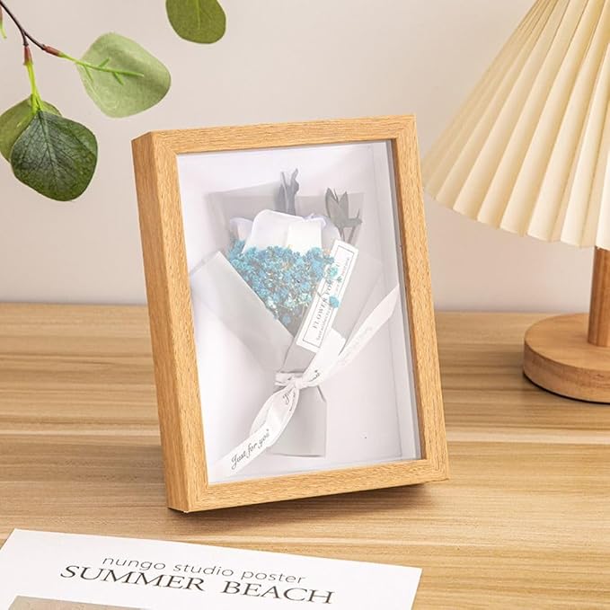Shadow Box Frame, Rectangular Glass Display Case - Image 4