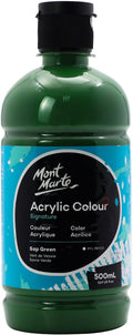Mont Marte Signature Sap Green Acrylic Paint, Semi-Matte Finish, Suitable by MontMarte