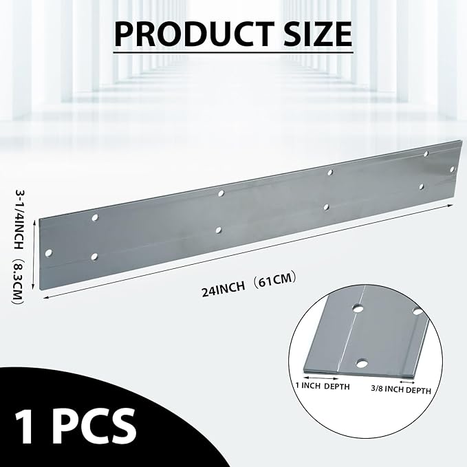 Folding Tool Steel Metal Bending Tool Sheet Metal Bender for HVAC Bending Forming 3/8 and 1 Fold Depths in Ductwork(24 Inch)