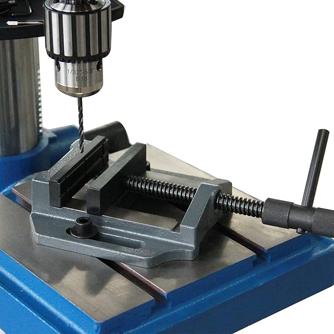 KAKA INDUSTRIAL Drill Press Clamping Vice,Precise Drilling Press Vise (BSM-100)