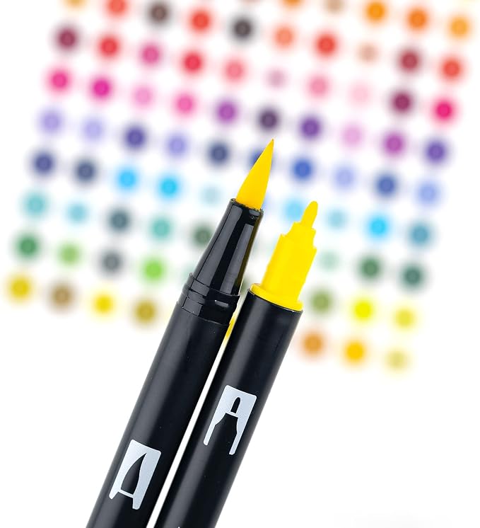 Tombow Dual Brush Marker 10-Piece Set: Primary - Image 7