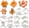 Guaishou Brain Teasers with The Puzzles 21Pcs Unlock Interlock Game IQ Test Toy by Guaishou