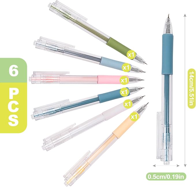 6 Pack Retractable Craft Knife Pen Set Precision Hobby Cutting Tools - Image 2
