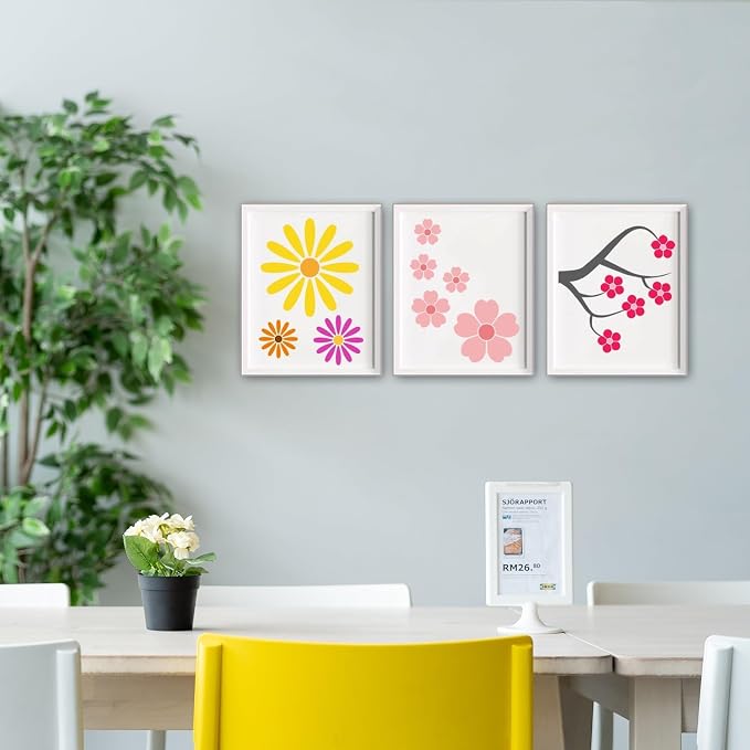 Large Flower Stencils for Painting, Plastic Reusable Floral Paint Stencils for - Image 7