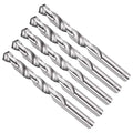 Drill Bit, 11.5mm Cutting Diameter, 4241 HSS 118° Cutting Angle Uncoated Bright Versatile Jobber Bits - (Applications: for Drilling Plastic Wood Soft Metal), 5-Pieces
