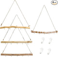 4 Pcs 15 Inch Driftwood Wall Hanging Jewelry Hanger Hanging Branch Decor by Unknown