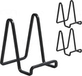 3 Pack 3 inch Metal Plate Stands by Kruodop