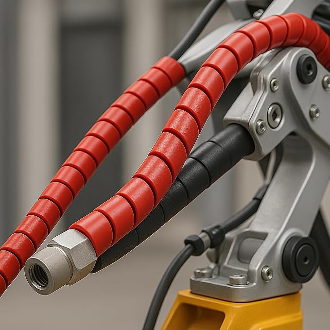 Electriduct 1/2 Inch Heavy Duty Spiral Wrap HDPE Flexible Plastic Cable Sleeve - Image 4