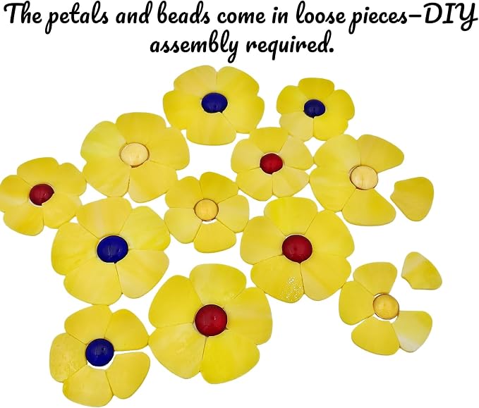 Esweny 12 Flower Stained Glass Mosaic Tiles - Image 2