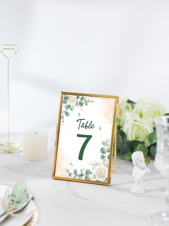 REDHUGO Glass Pressed Flower Frame Handmade, Floating Picture Frames - Image 7