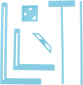 UPTTHOW 6Pcs Bookbinding Easy Scrapbooking Tool by UPTTHOW