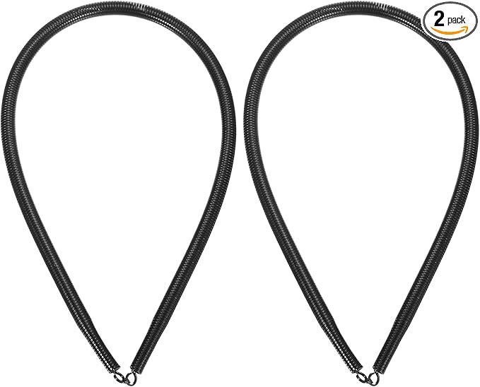 HARFINGTON 2pcs PVC Spring Tube Bender 16.3mm OD 1000mm Long B Type Conduit Pipe Bender Bending Spring for Pipe Bending Devices in Home Hydropower, Black