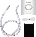 4mm Matte White Howlite Bead, 15-Inch Matte Round Loose Stone Beads by THRELE