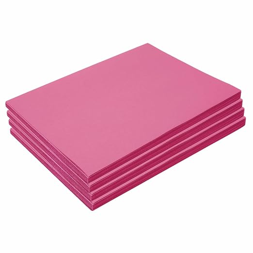 Colorations 9" x 12" Mediumweight Hot Pink Construction Paper by Colorations