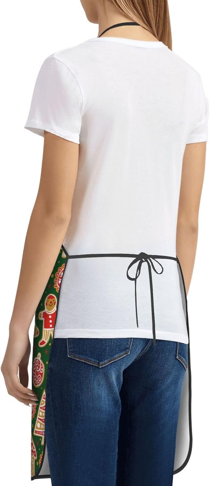 Apron Cooking Chef Work Shop Women Men Baking Decorations Painting Bbq Grilling - Image 5