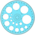 Circle Template for Drawing, Plastic Circle Stencil Geometric Circle Ruler for by ZEYIYER