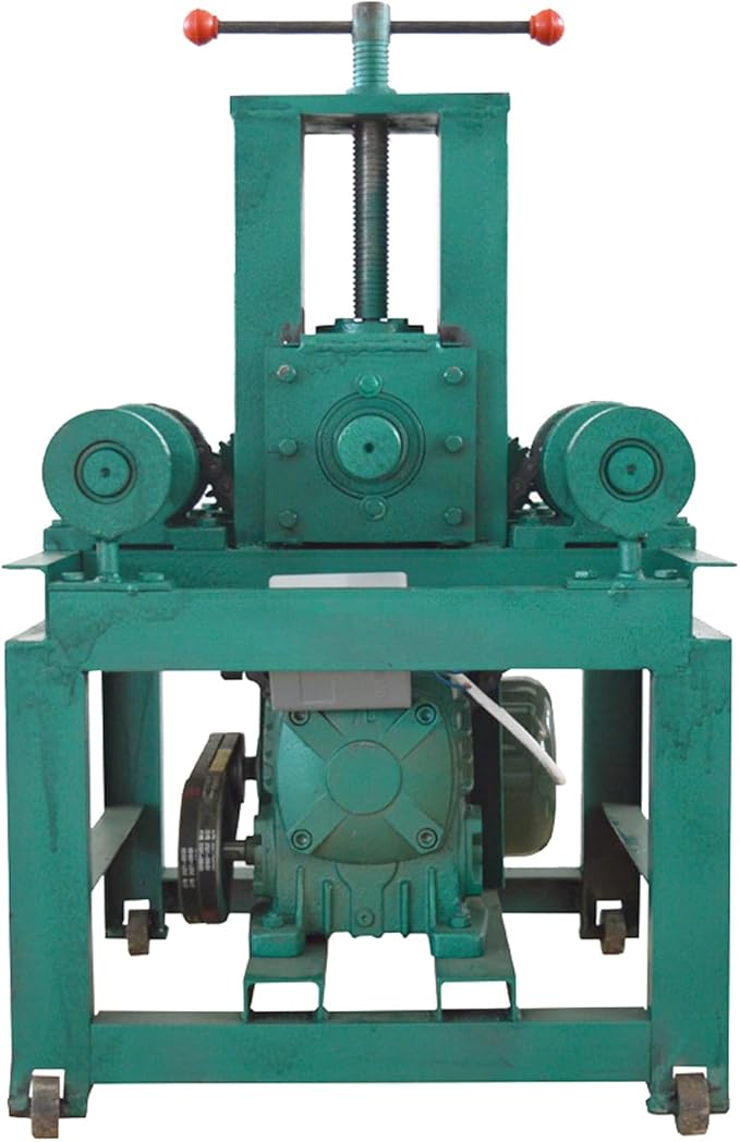 220V Electric Tube Pipe Bender, 2.2kw Electric Tubing Bender, Multi-Function Rolling Electric Pipe Bender with 15 Round Molds and 9 Square Molds