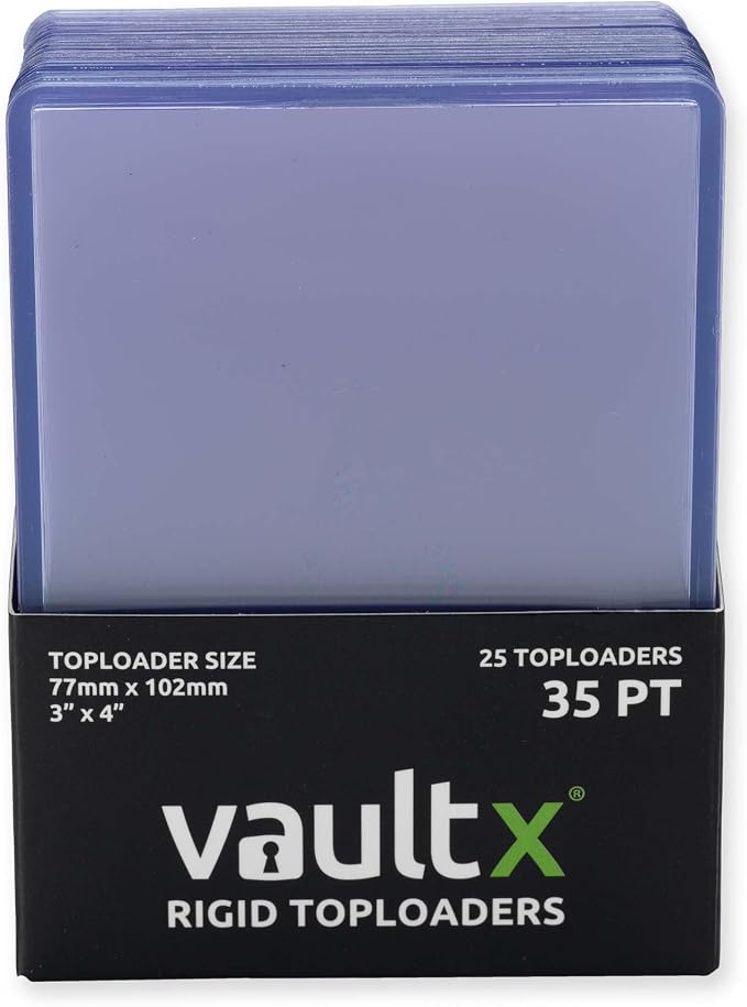 Vault X 35pt Toploaders 3" x 4" Rigid Card Holders - Image 2