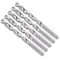 Drill Bit, 8mm Cutting Diameter, 4241 HSS 118° Cutting Angle Uncoated Bright Versatile Jobber Bits - (Applications: for Drilling Plastic Wood Soft Metal), 5-Pieces