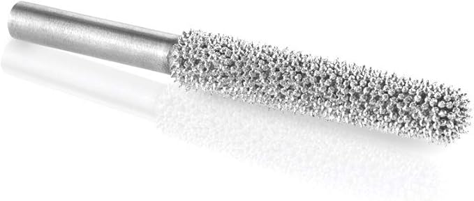 Kutzall Original Ball Nose Rotary Burr, 1⁄4" Shaft, Coarse -Wood Carving Bit for Bosch, DeWalt, Milwaukee, etc. Abrasive Tungsten Carbide, 1⁄4" (6.3mm) Head Dia.X 1-3⁄8" (34.9mm) Length, BN-14