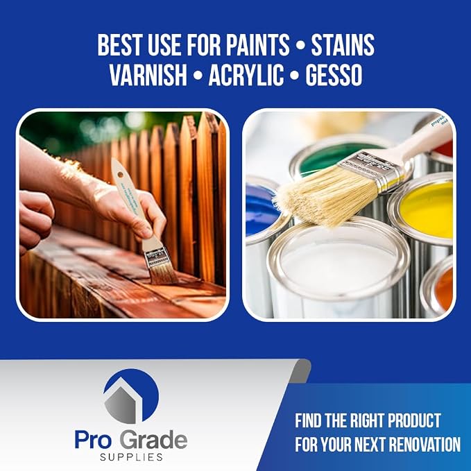 Pro Grade Chip Paint Brushes - Image 4
