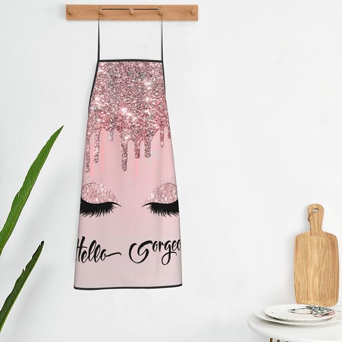 Apron Cooking Chef Work Shop Women Men Baking Decorations Painting Bbq Grilling - Image 7