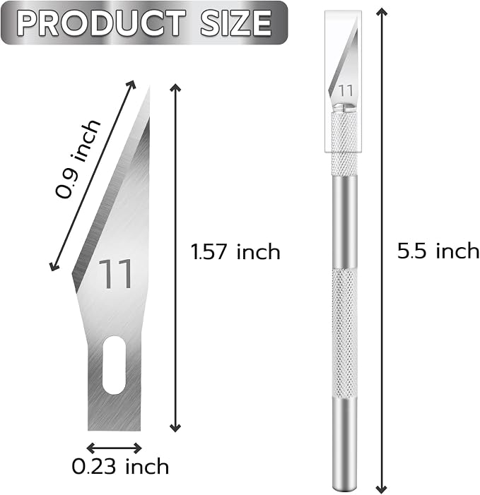 Jetmore 24 Pack Exacto Knife Set, Craft Knife, Precision Hobby Knife Kit - Image 2
