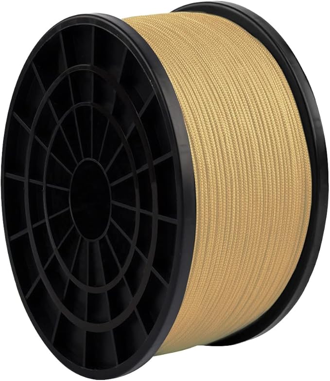 HERCULES Type III Paracord 550 Paracord Rope Parachute Cord, 50' Desert Tan for Camping Cord, Survival Rope