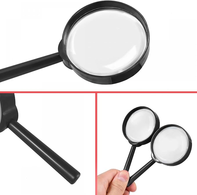 SenseYo 12 PCS Magnifying Glass 5X Mini Kids Magnifying Glass - Image 6