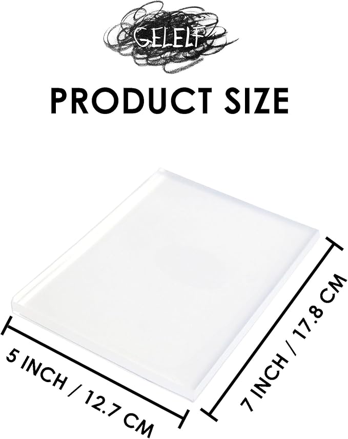 Upgraded Gel Printing Plate 5"x7" - Image 2