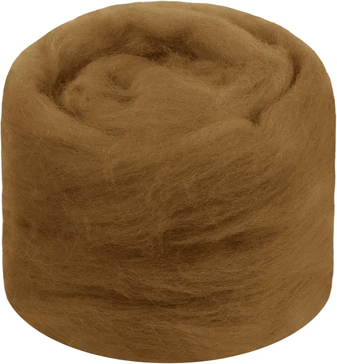 JeogYong Needle Felting Wool, 1.76oz Wool Roving Chunky Wool Yarn, Wet Felting by JeogYong
