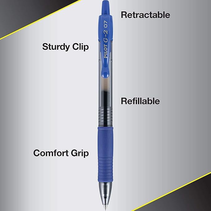 Pilot G2 Premium Gel Roller Pens, Fine Point 0.7 mm, Journaling, and Office - Image 6