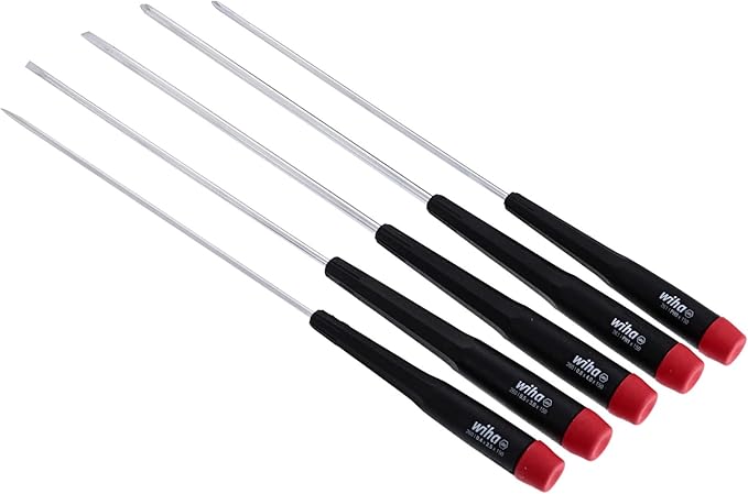 Wiha 26192 Slotted and Phillips Screwdriver Set, 5 Piece