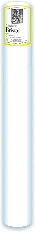 Strathmore (345-43 300 Series Bristol Roll, Vellum Surface, 42 in x 10 yard by StrathmorePaper