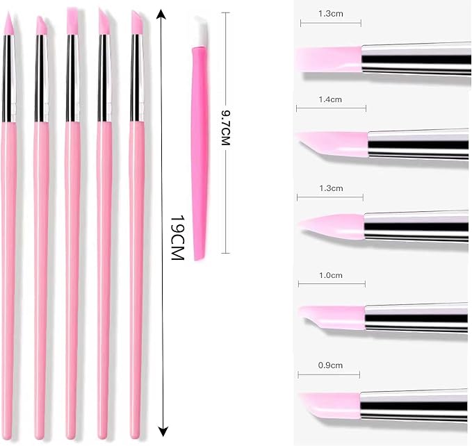 Polymer Clay Tools, Dotting Tools, Nail Art, Air Dry Clay, Sculpting Painting - Image 5