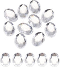 MECCANIXITY 10Pcs Acrylic Oval Gems 30x40 mm Flat Back Artificial Rhinestones by MECCANIXITY