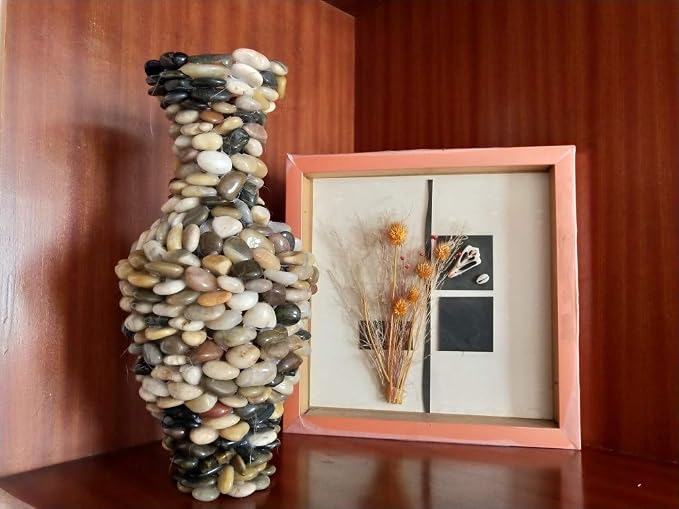 Pebbles Polished Gravel, Natural Polished Mixed Color Stones, 0.5-1.2 inch - Image 3