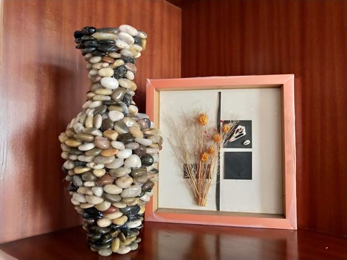 10lb Natural Decorative Polished Mixed Pebbles - Image 3