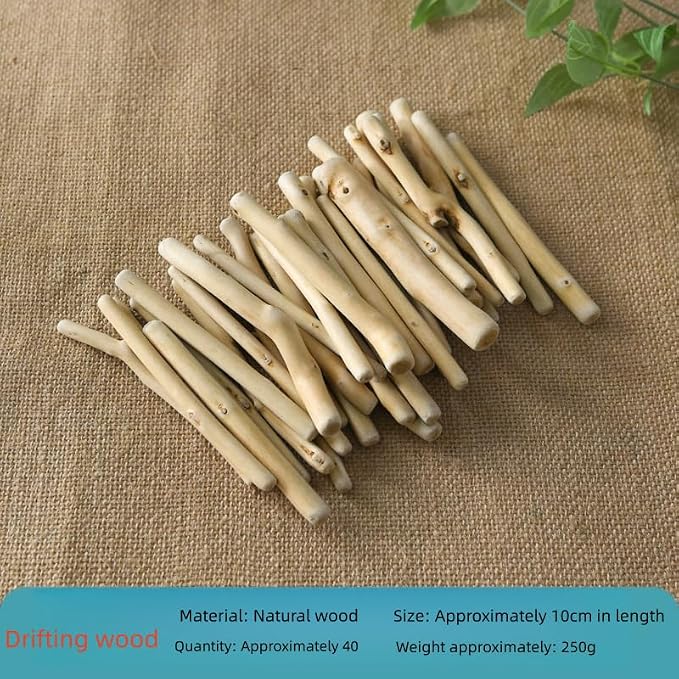 Natural Driftwood Pieces, Unfinished Wooden Sticks - Image 2