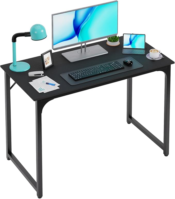 PayLessHere | 39 Inch Computer Desk | Black | Office Desk by PayLessHere