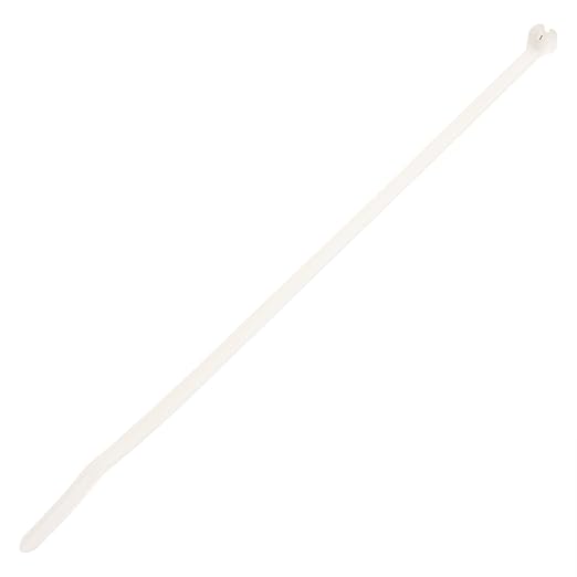 Panduit BT1.5M-M Cable Tie, Metal Barb, Miniature, 6.3" Length, Natural (1,000-Pack)