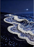 Sea Wave Special Shaped Diamond Art Painting Kits by Unknown