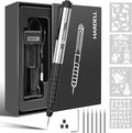 Cordless Electric Micro Engraving Pen,USB Rechargeable Cordless Rotary Tools, Professional Mini Carving Machines Portable DIY Engraver Machine for Metal Glass Ceramic Plastic Wood Jewelry-Black