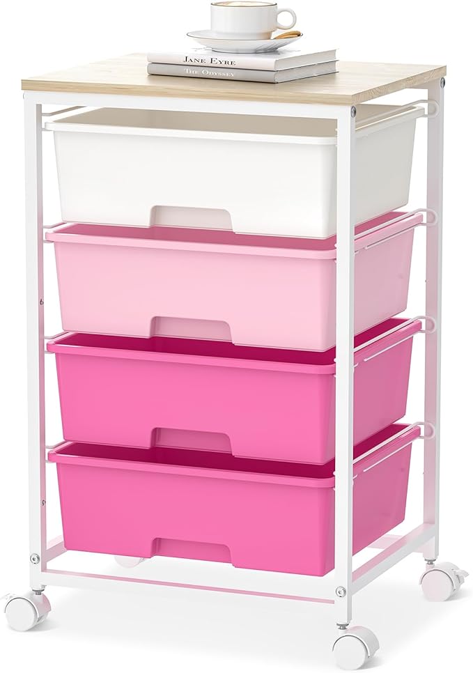 SYKIARIOL Utility-Rolling-Craft-Storage-Cart-Organizer by SYKIARIOL