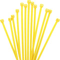 XINGO 1000 PCS 8 inch Cable Zip Ties, 18lb Strength, Small Tie Wraps Self-Locking Nylon Zip Ties for Indoor and Outdoor Use (Yellow)