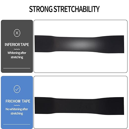 Electrical Tape 10 Rolls Professional Electric Tape Waterproof or Black Tape and Wire Tape 0.71 in Wide, 60 ft Long, 5 mil Thick for All Weather Under 600V