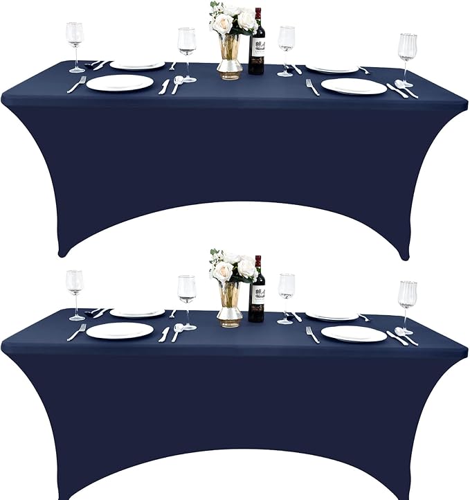 2-Pack 8ft Spandex Table Covers by Unknown
