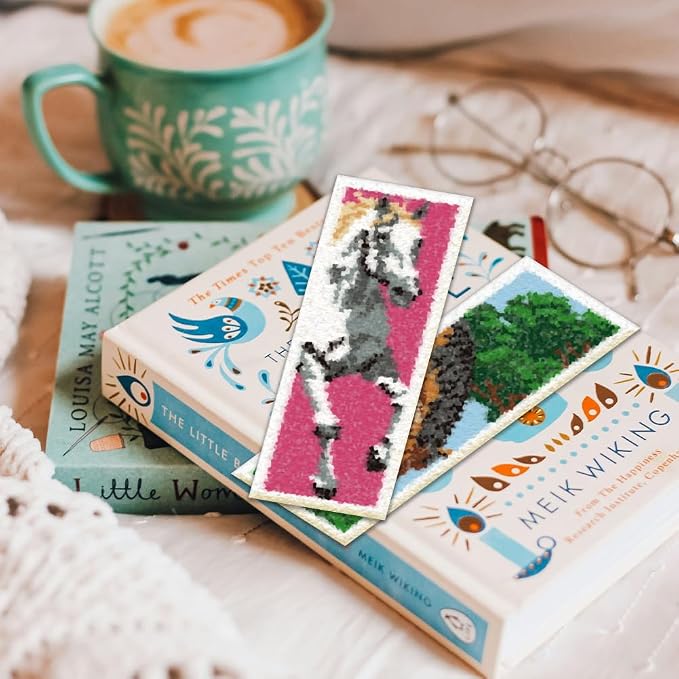 ORIGACH 6 Set Horse Cross Stitch Bookmark Kit - Image 7