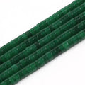150Pcs 4×2mm Natural Green Agate Spacer Stone Beads by Nitopupu